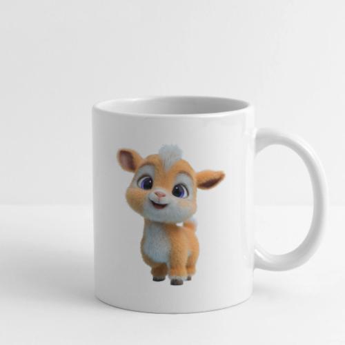 Cute Cartoon Baby Goat with Big Eyes - Coffee/Tea Mug