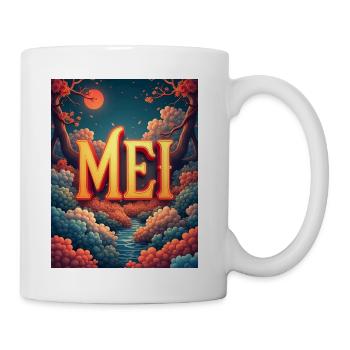 MEI Neon Forest Sunset - Coffee/Tea Mug - white - Right