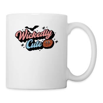 Fun Halloween Wickedly Cute - Coffee/Tea Mug - white - Right