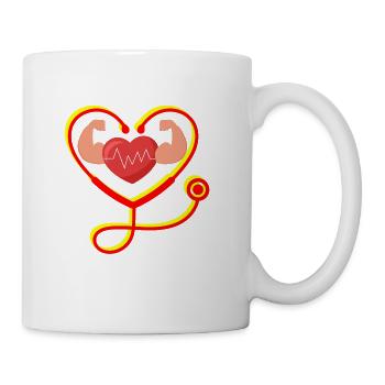 Stethoscope - Coffee/Tea Mug - white - Right