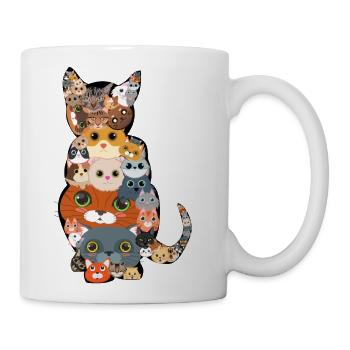 Cuteness Overload Cat Edition - Coffee/Tea Mug - white - Right