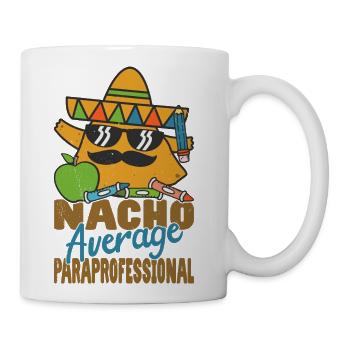 Paraprofessionals Teaching Foodie Nachos - Coffee/Tea Mug - white - Right