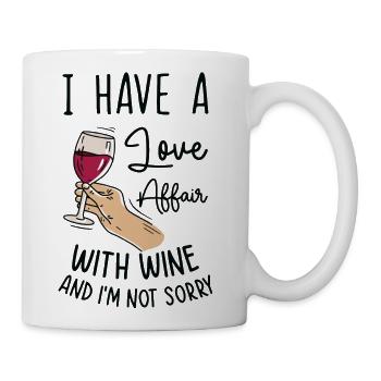Wine Drinking Wine Tasting Wine Lover - Coffee/Tea Mug - white - Right