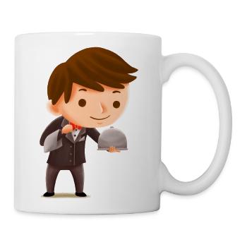 Kids Waiter - Coffee/Tea Mug - white - Right