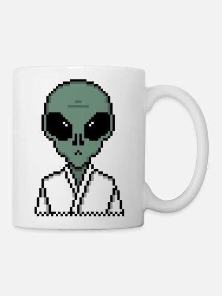 Pixel Taekwondo - Coffee/Tea Mug - white