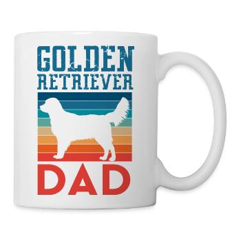 Golden Retriever Dad - Coffee/Tea Mug - white - Right