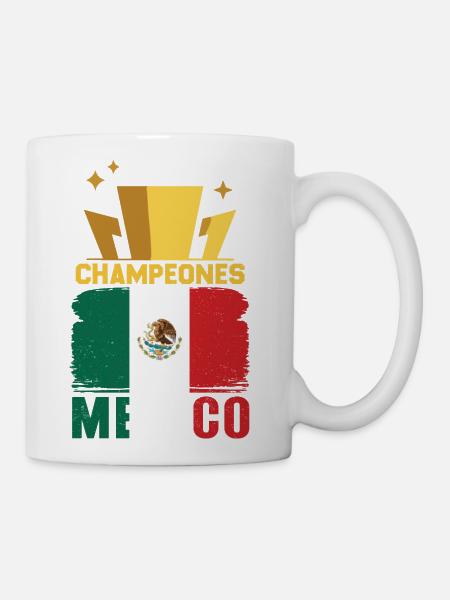 Mexico Champions Of The Gold Cup - Coffee/Tea Mug - white