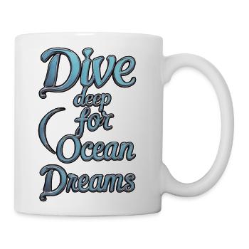 Plumb Depths for Ocean Dreamers - Coffee/Tea Mug - white - Right