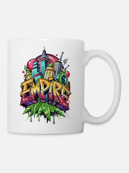 Empire Graffiti City - Coffee/Tea Mug - white