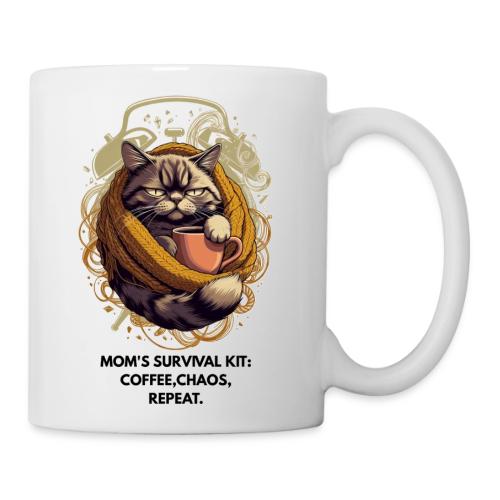 Powered by Sarcasm Cat Tee - Coffee/Tea Mug