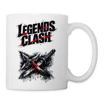 Crimson Slash Dagger Motif - Coffee/Tea Mug - white - Right