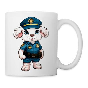 Sheep Police - Coffee/Tea Mug - white - Right