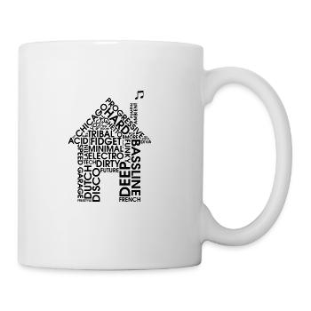 House Music Genres - Coffee/Tea Mug - white - Right