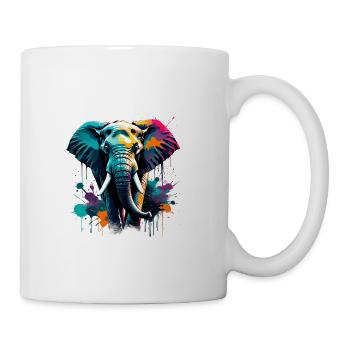 Wild Kingdom! - Elephant - Coffee/Tea Mug - white - Right