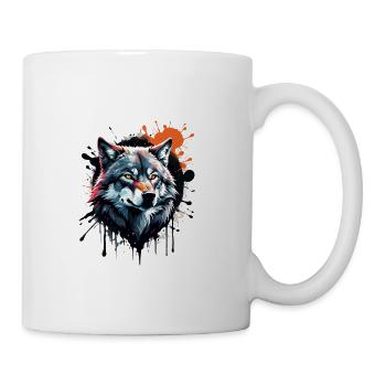 Wild Kingdom! - Wolf - Coffee/Tea Mug - white - Right