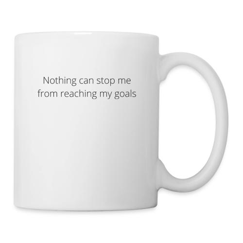 Nothing can stop me from reaching my goals (White) - Coffee/Tea Mug