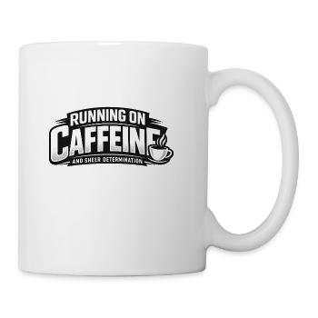 Running on Caffeine - Coffee/Tea Mug - white - Right