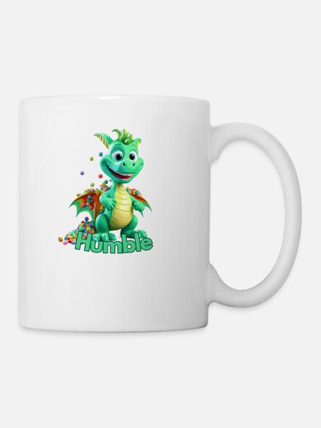 Humble Dragon - Coffee/Tea Mug - white