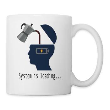 System is loading - Coffee/Tea Mug - white - Right