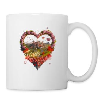 Floating Romance - Love Paradise Island - Coffee/Tea Mug - white - Right