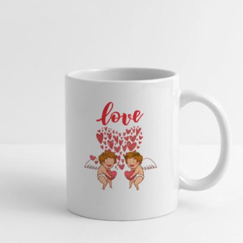 Cupid Love Designs, cupid love angel vibration. - Coffee/Tea Mug