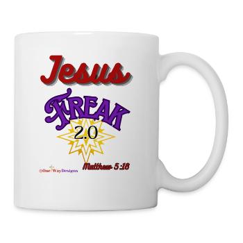 Jesus Freak 2 0 - Coffee/Tea Mug - white - Right