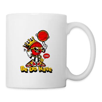 Be Do have a king and see you soon - Coffee/Tea Mug - white - Right