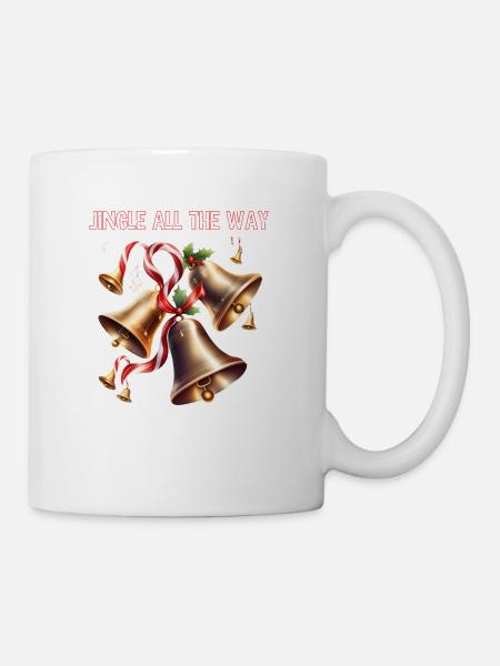 Jingle All The Way - Coffee/Tea Mug - white