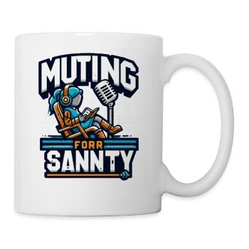Muting for Peace - Coffee/Tea Mug - white - Right