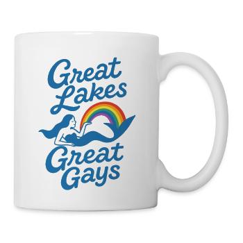 Great Lakes Great Gays - Coffee/Tea Mug - white - Right