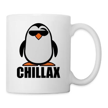 Chillax Penguin - Coffee/Tea Mug - white - Right