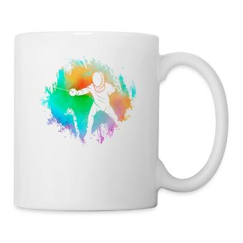 Fencing - Coffee/Tea Mug - white - Right
