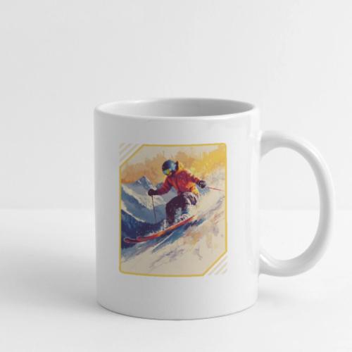 Skiing Through Snow Dreams - Coffee/Tea Mug