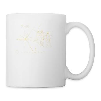 Pulsar Voyager Map - Coffee/Tea Mug - white - Right
