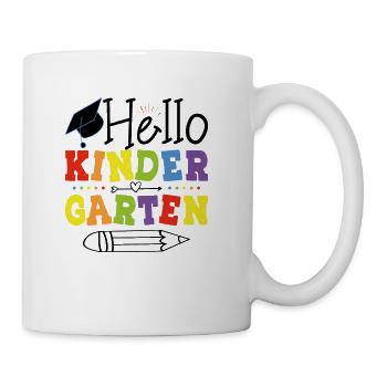 Hello Kindergarten - Coffee/Tea Mug - white - Right