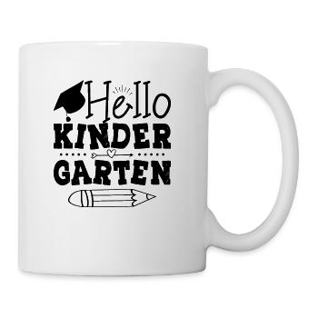 Hello Kindergarten - Coffee/Tea Mug - white - Right