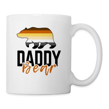 Daddy Bear Gay Pride Fetish - Coffee/Tea Mug - white - Right