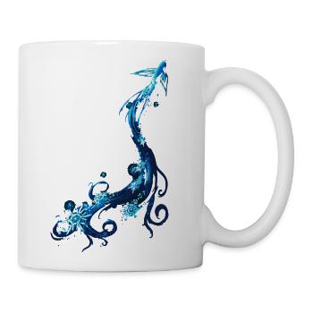 Going Away Is The Bluebird - Coffee/Tea Mug - white - Right