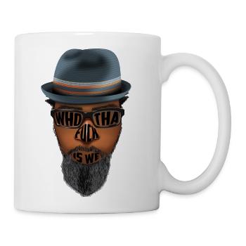 WHO THA FUCK IS WE GREY BEARD - Coffee/Tea Mug - white - Right