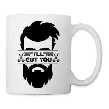 I'll Cut You - Coffee/Tea Mug - white - Right