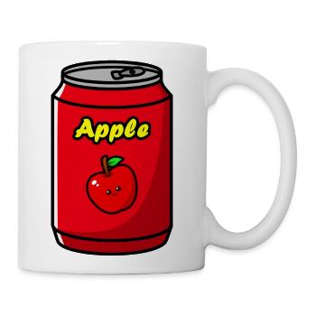 Cute Soda Can Illustration - Coffee/Tea Mug - white - Right