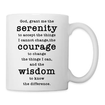 Serenity Prayer - Coffee/Tea Mug - white - Right