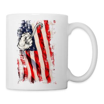 Longshoreman Gifts Patriotic Clothing - Coffee/Tea Mug - white - Right