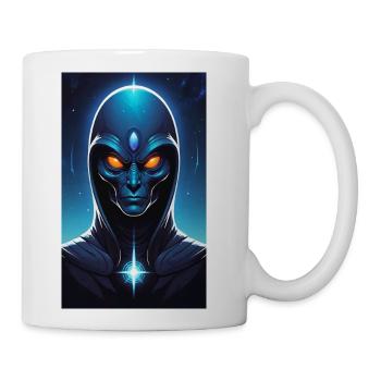 The Cosmic Sentinel: Guardian of the Stars - Coffee/Tea Mug - white - Right