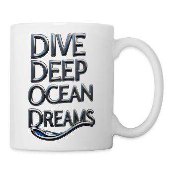Plumb Depth Ocean Dream - Coffee/Tea Mug - white - Right