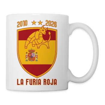 Spain World Champions 2026 Soccer Crest - Coffee/Tea Mug - white - Right