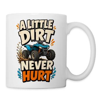 Dirt Trail Warrior ATV - Coffee/Tea Mug - white - Right