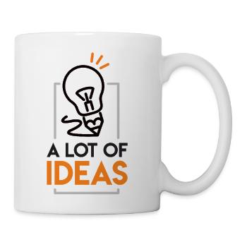 Bright abundance of ideas - Coffee/Tea Mug - white - Right