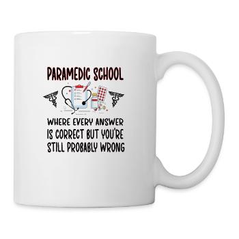 Paramedic Student Future EMT School Paramedical - Coffee/Tea Mug - white - Right