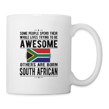 South Africa South African Roots South Africa Flag - Coffee/Tea Mug - white - Right
